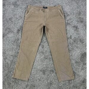 Brax Everest Regular Fit Corduroy Pants Mens 40x34 Beige Dress‎ Work Casual
